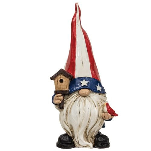 Resin Americana Gnome - Birdhouse