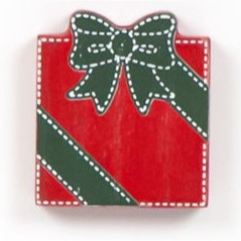 Small Present Cutout - Red