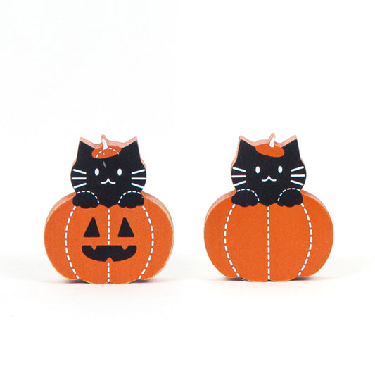 Cat Pumpkin Sitter