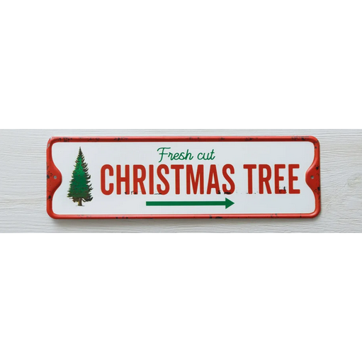 Metal Sign - Fresh Cut Christmas Tree