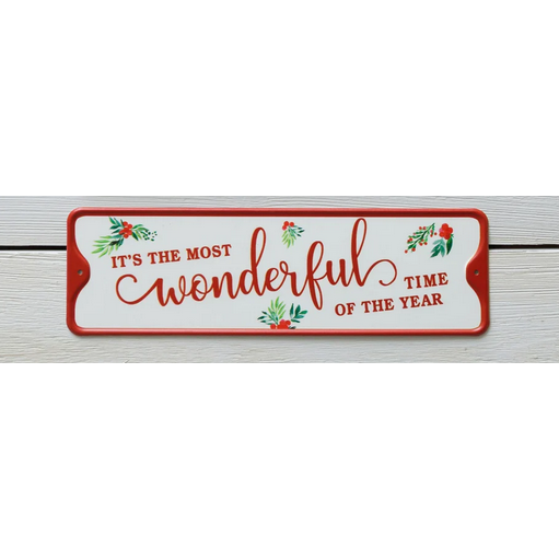 Metal Sign - Most Wonderful Time Of The Year