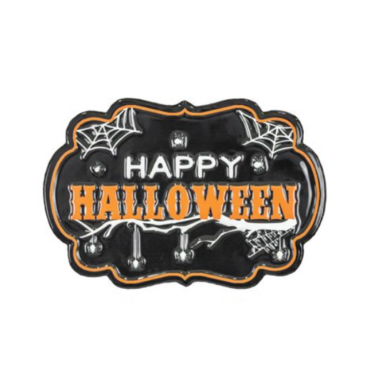 Happy Halloween Metal Sign