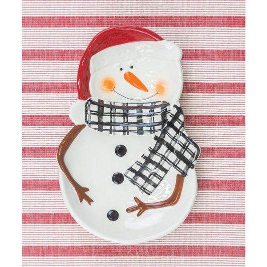 Snowman Plate