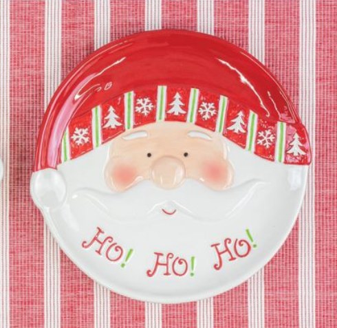 Ho! Ho! Ho! Santa Plate