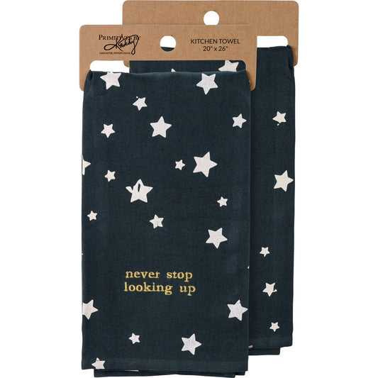 Never Stop Looking Up Kitchen Towel