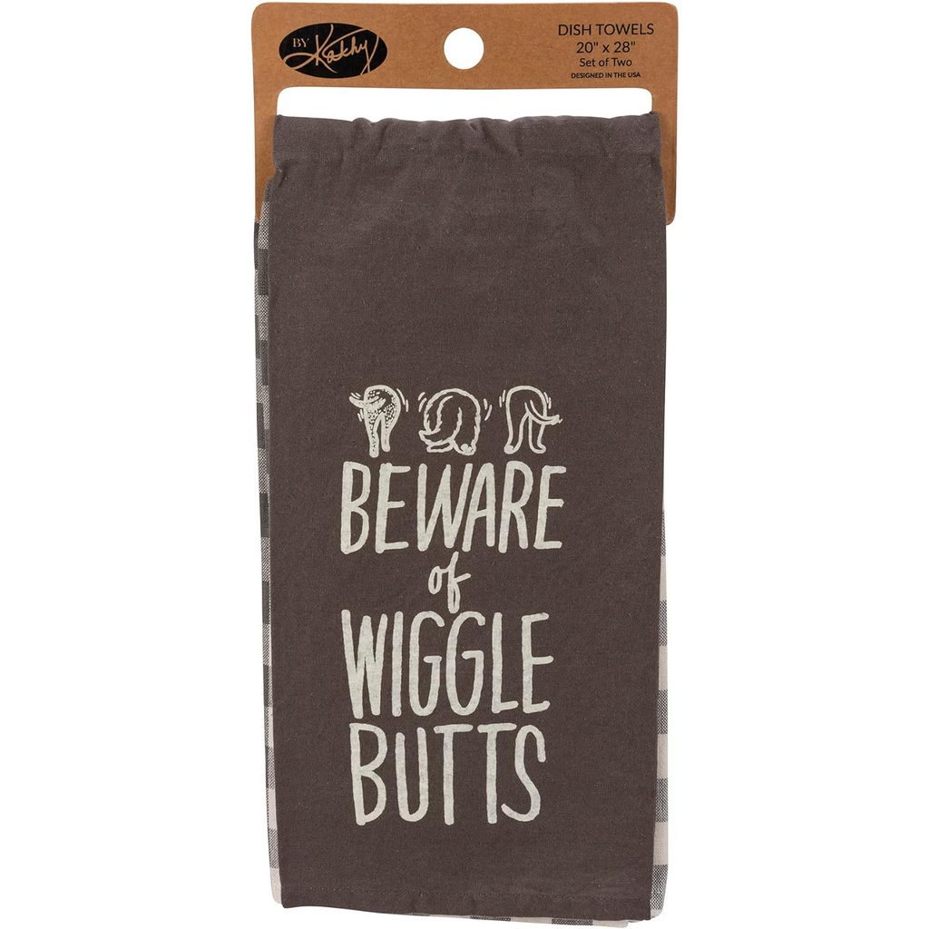 Every Meal You Make I’ll be Watching You & Beware of Wigglebutts Kitchen Towel Set