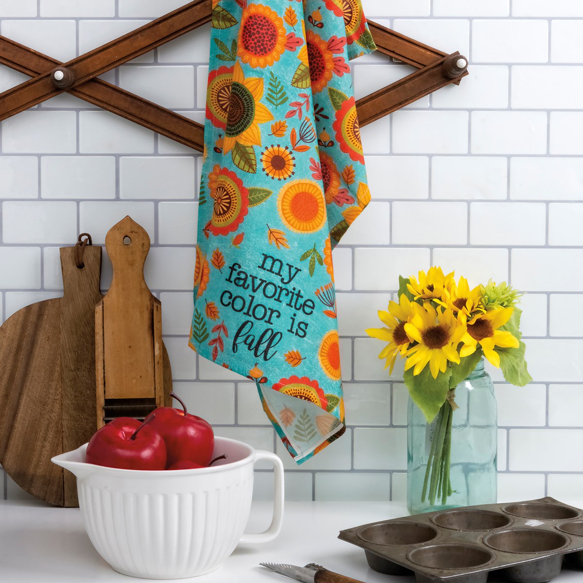 My Favorite Color Is Fall Kitchen Towel