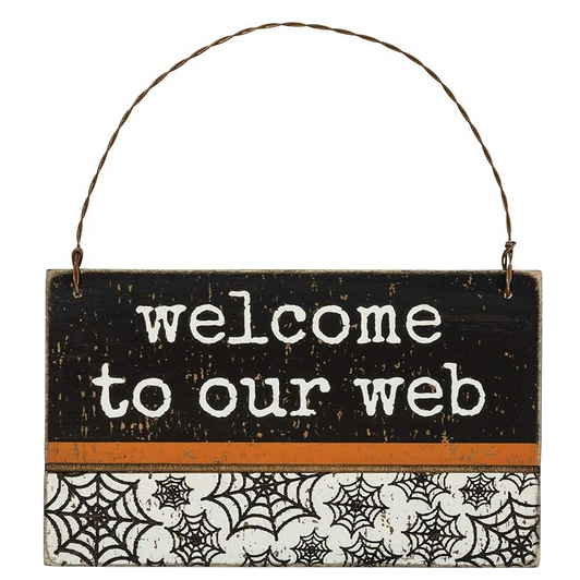 Welcome To Our Web Ornament