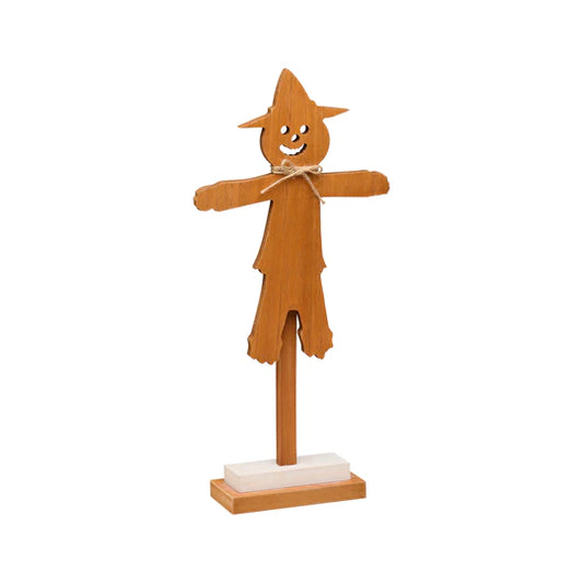 Orange Scarecrow On Base - Large