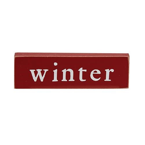 Winter Block Sign