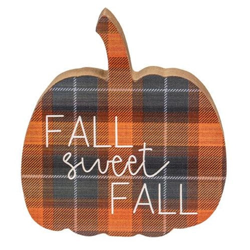 Fall Sweet Fall Plaid Sitter