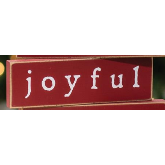 Joyful Block Sign