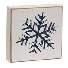 Snowflake Sign - Navy