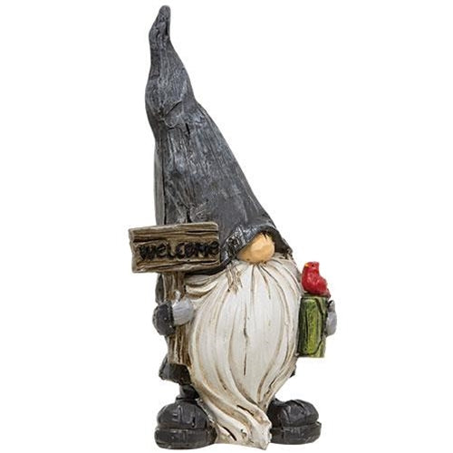 Resin Christmas Gnome - Welcome