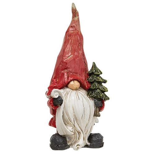 Resin Christmas Gnome - Christmas Tree