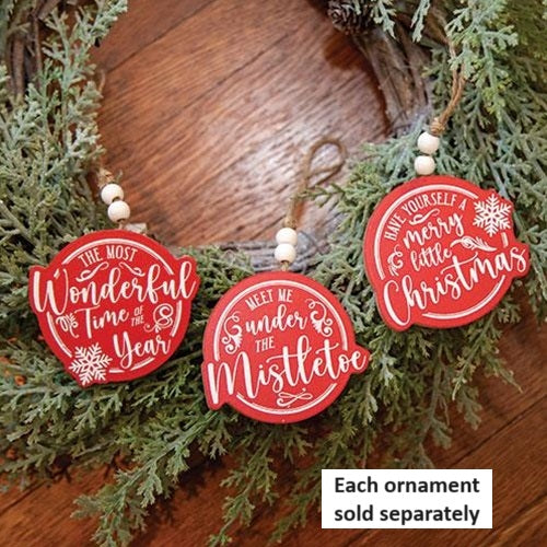 Meet Me Under The Mistletoe Ornament