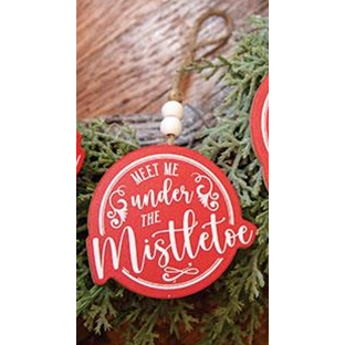Meet Me Under The Mistletoe Ornament