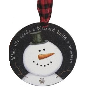When Life Sends A Blizzard Ornament