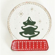 Small Snow Globe Cutout