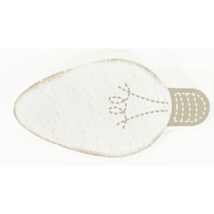 Small Light Bulb Cutout - White