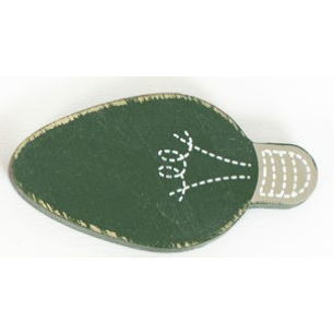 Small Light Bulb Cutout - Green