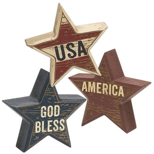 USA Stars - 3 Assorted