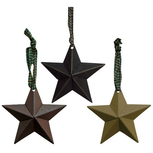 Accessory Star Ornaments - 3 Assorted