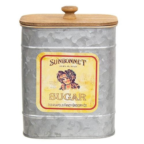 Metal Kitchen Canister - Sunbonnet Sugar