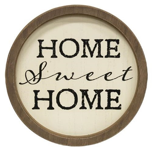 Home Sweet Home Circle Sign