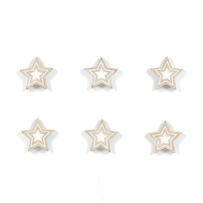 Star Cutout - Natural