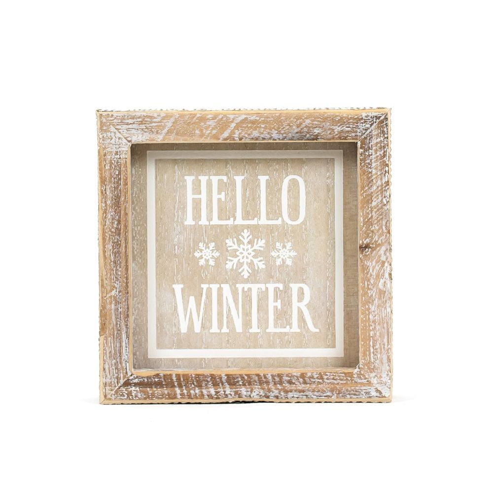Hello Winter/Robin Sign
