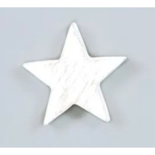 Star Cutout - White