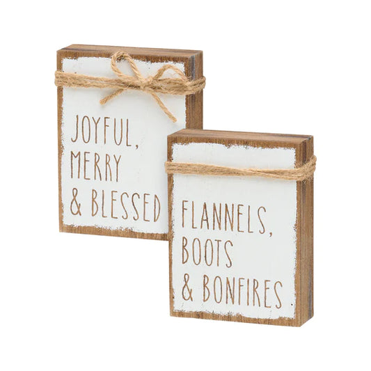 Flannels/Joyful Jute Block