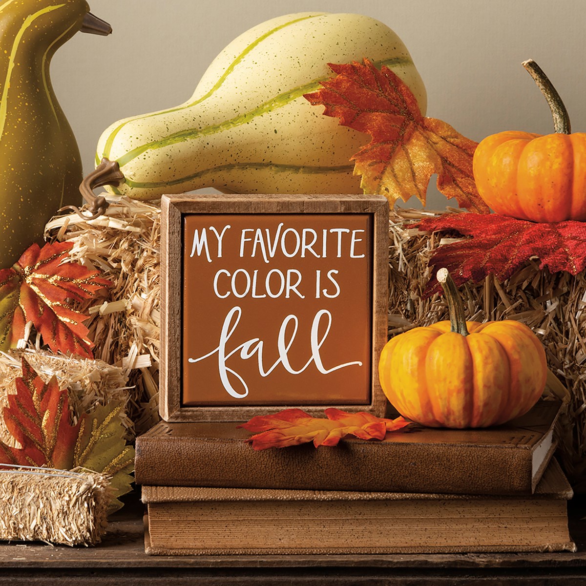 My Favorite Color Is Fall Mini Box Sign