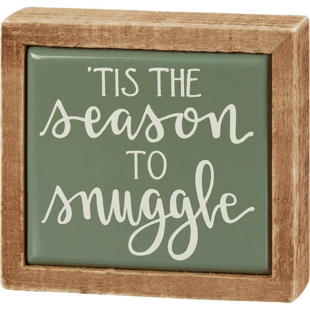 'Tis The Season To Snuggle Mini Box Sign