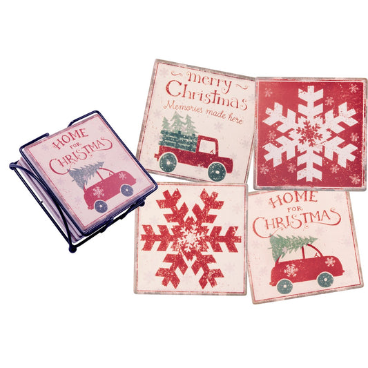 Home For Christmas Coaster Set