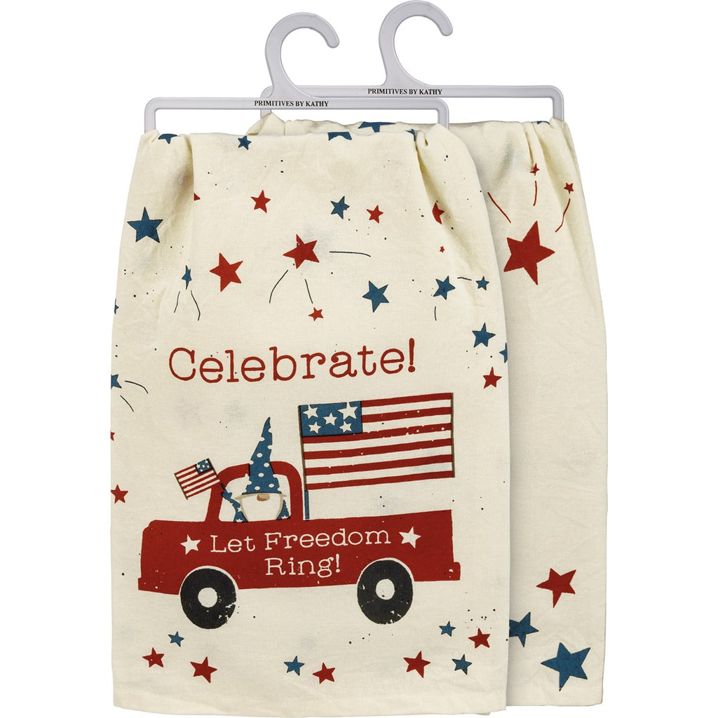 Celebrate Let Freedom Ring Kitchen Towel