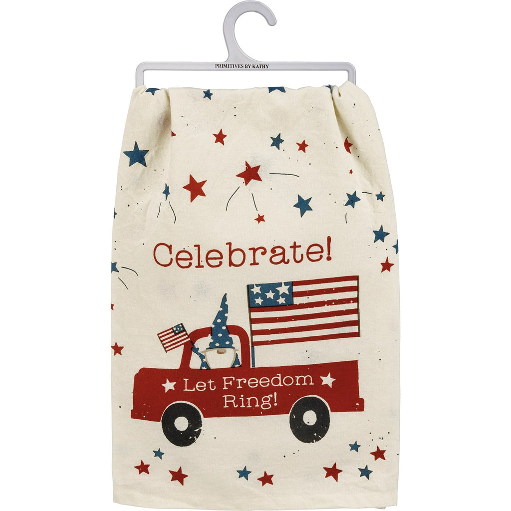 Celebrate Let Freedom Ring Kitchen Towel