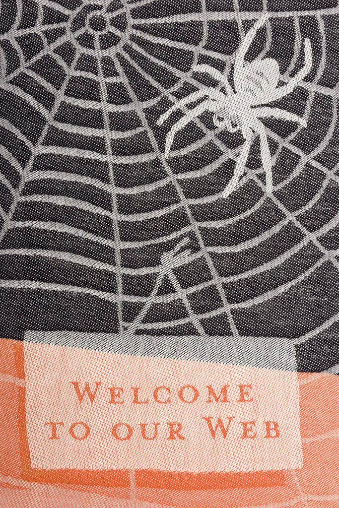 Boo Welcome To Our Web Kitchen Towel