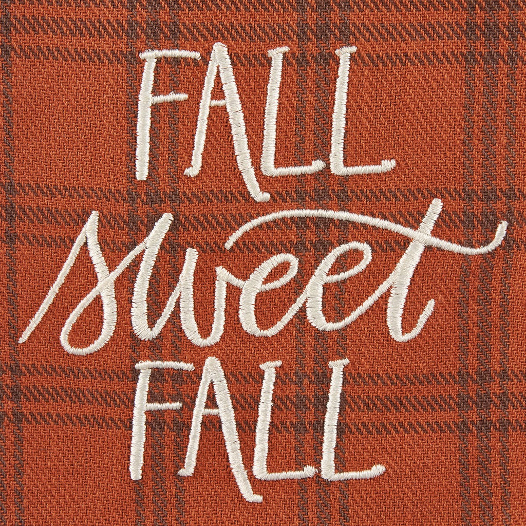 Fall Sweet Fall Plaid Kitchen Towel
