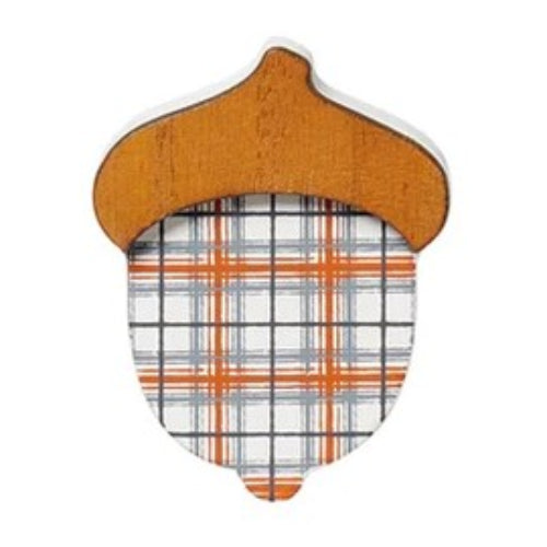 Plaid Acorn - Orange