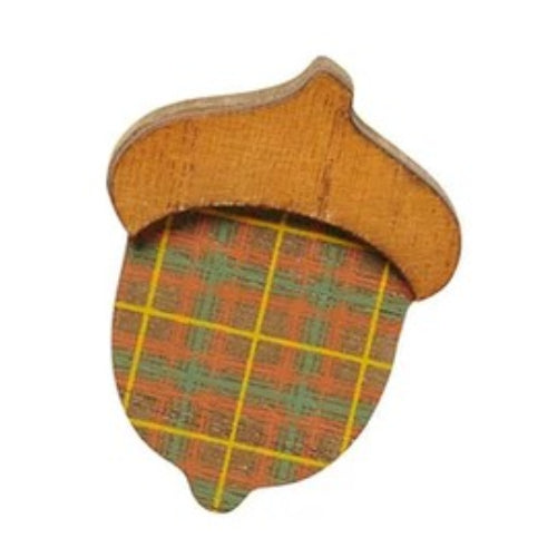 Plaid Acorn - Orange