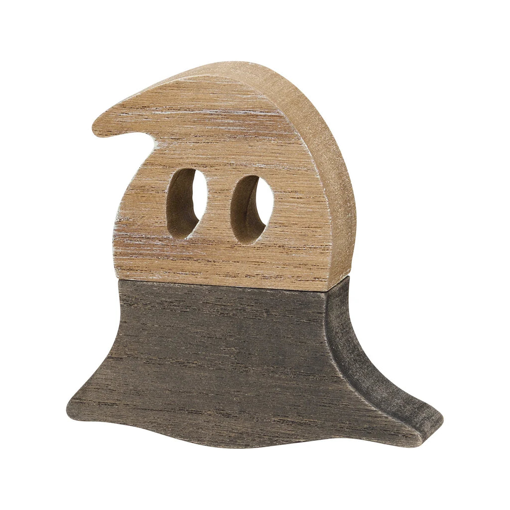 Wood Plank Ghost Cutout - Wood/Black