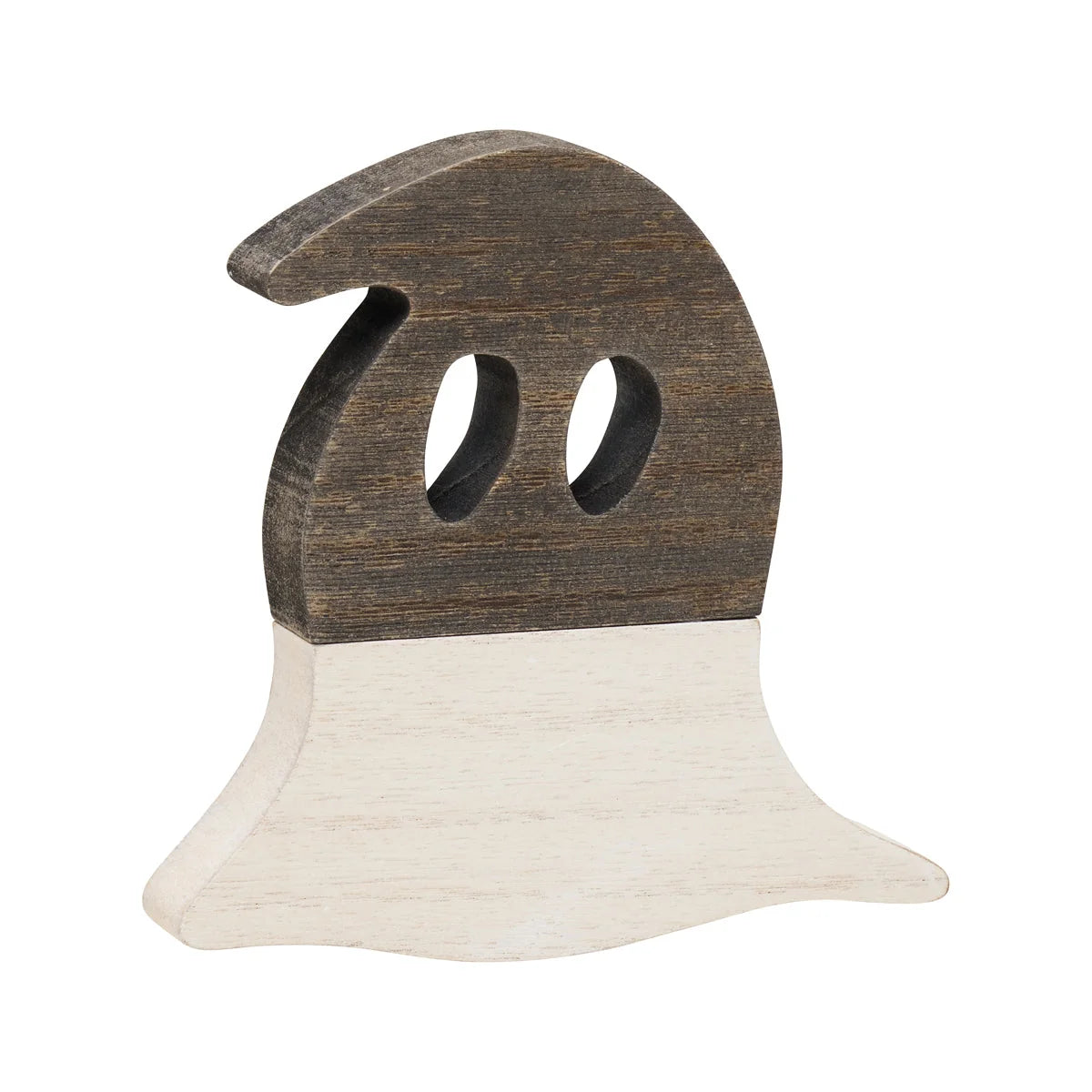 Wood Plank Ghost Cutout - Black/White