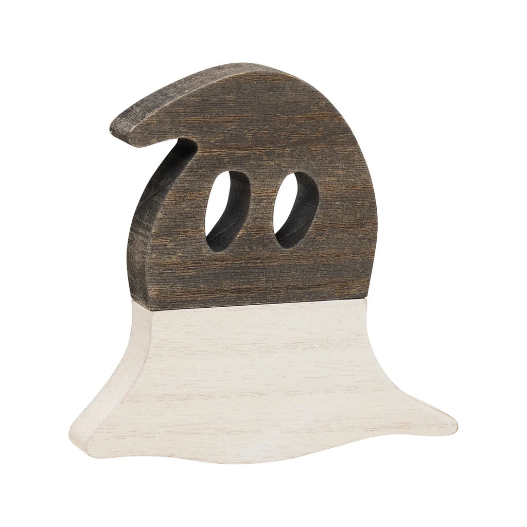 Wood Plank Ghost Cutout - Black/White