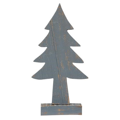 Rustic Wood Tree - Gray