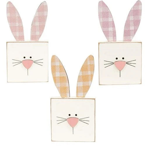 Plaid Bunny - Orange