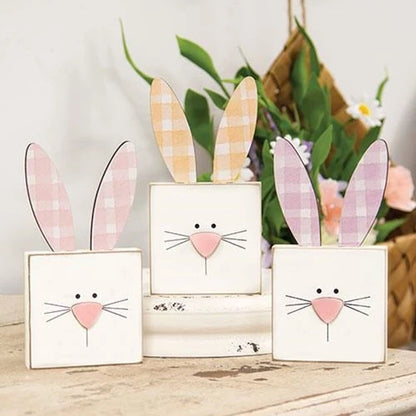 Plaid Bunny - Orange