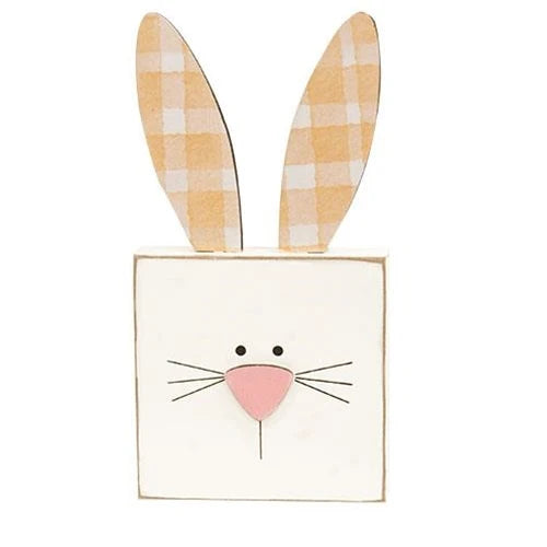 Plaid Bunny - Orange