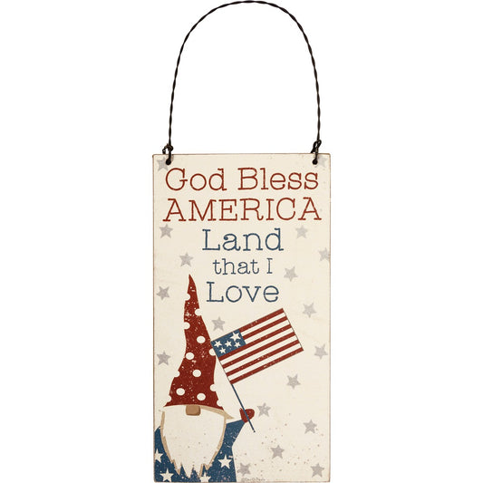 God Bless America Land That I Love Ornament